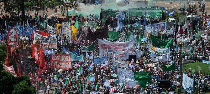 Fuerte aumento de los piquetes en marzo Fuerte aumento de los piquetes en marzo