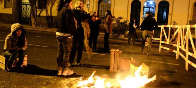 Por primera vez en el año, las organizaciones sociales lideraron los piquetes Por primera vez en el año, las organizaciones sociales lideraron los piquetes