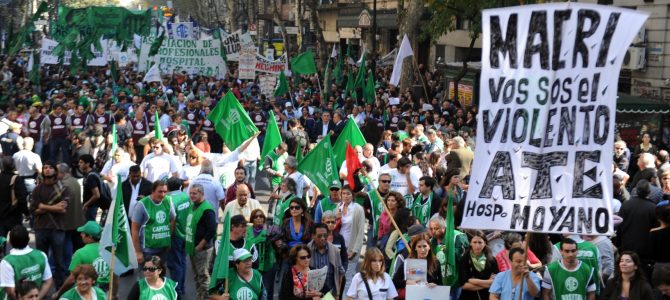 Repunte de 3% en los piquetes durante octubre Repunte de 3% en los piquetes durante octubre