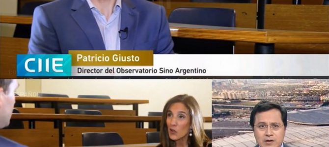 Entrevista a Patricio Giusto en CGTN en Español