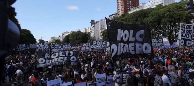 Leve baja de los piquetes en noviembre Leve baja de los piquetes en noviembre