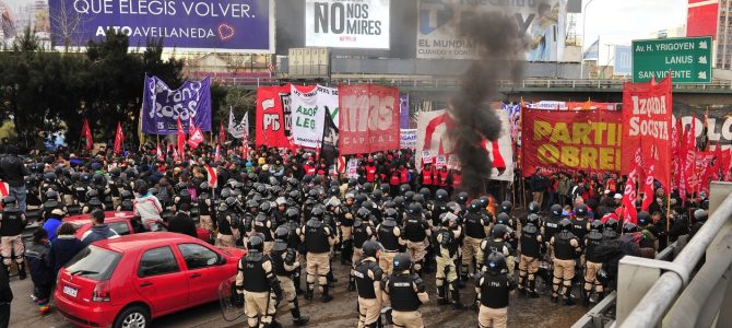 Los piquetes subieron 10% en abril Los piquetes subieron 10% en abril