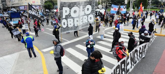 Pese a la cuarentena, en junio volvieron a registrarse más de 200 piquetes Pese a la cuarentena, en junio volvieron a registrarse más de 200 piquetes