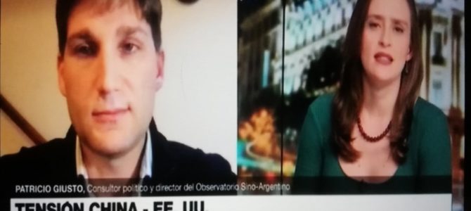 Patricio Giusto con France 24 en Español