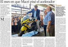 Análisis del primer mes de Macri para El Mercurio
