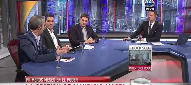 Entrevista en América 24 sobre la actualidad política argentina