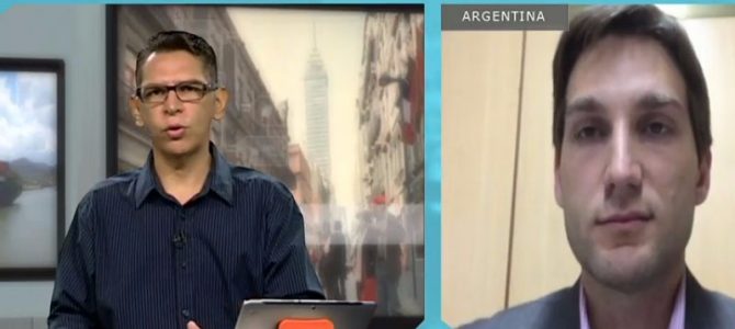 Entrevista para la TV venezolana