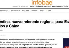 Análisis para Infobae sobre la proyección regional de Argentina