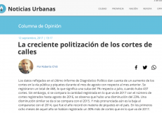 Columna de Roberto Chiti en Noticias Urbanas
