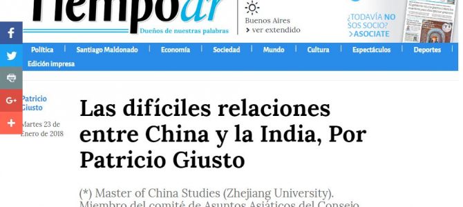 Las difíciles relaciones entre China y la India