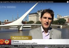 Entrevista de Patricio Giusto en CGTN