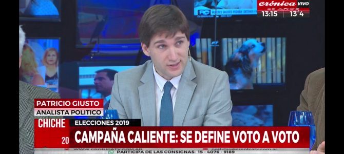 Patricio Giusto analizó las PASO en Crónica TV