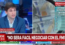 Patricio Giusto en Crónica TV, analizando el nuevo gobierno argentino