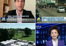 Patricio Giusto, otra vez en el noticiero central de la TV china