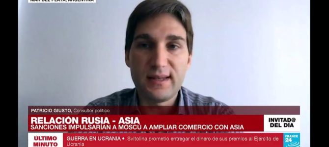 Patricio Giusto entrevistado en France 24 en Español