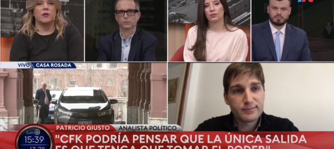 Entrevista con TN sobre la crisis política argentina