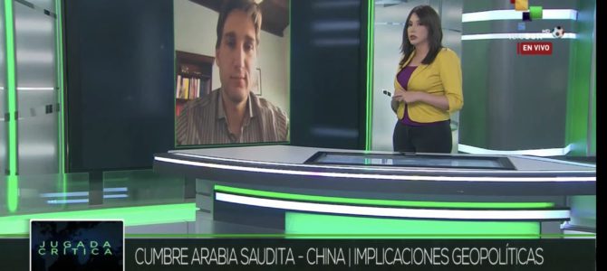 Entrevista con TeleSur TV de Venezuela