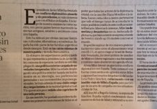 Columna de Patricio Giusto en el diario Clarín