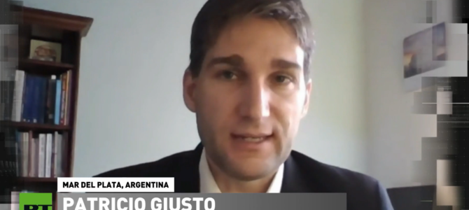 Patricio Giusto en el Zoom de RT