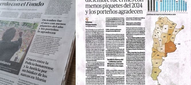 Diagnóstico Político en la tapa de Clarín